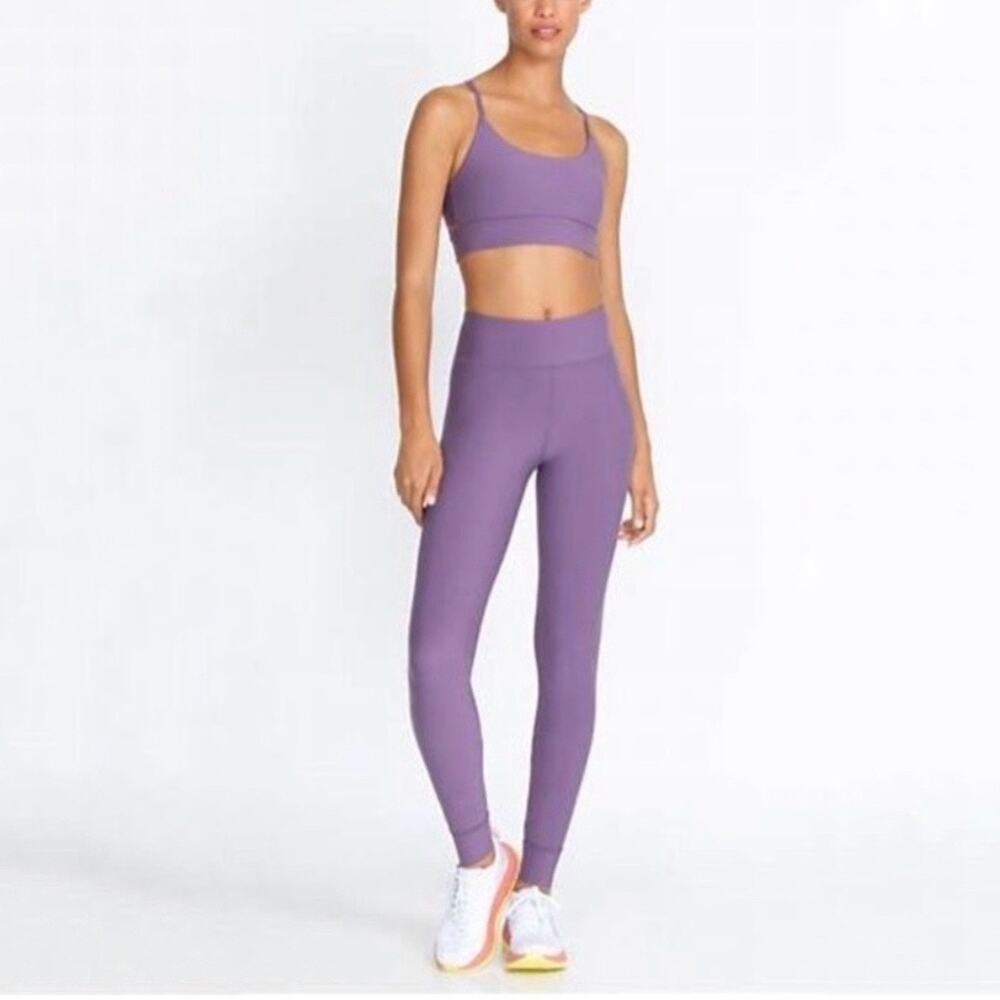 Johnny Was Calme Mulled Grape Cutout High Waist 7/8 Leggings Sz M NWOT
